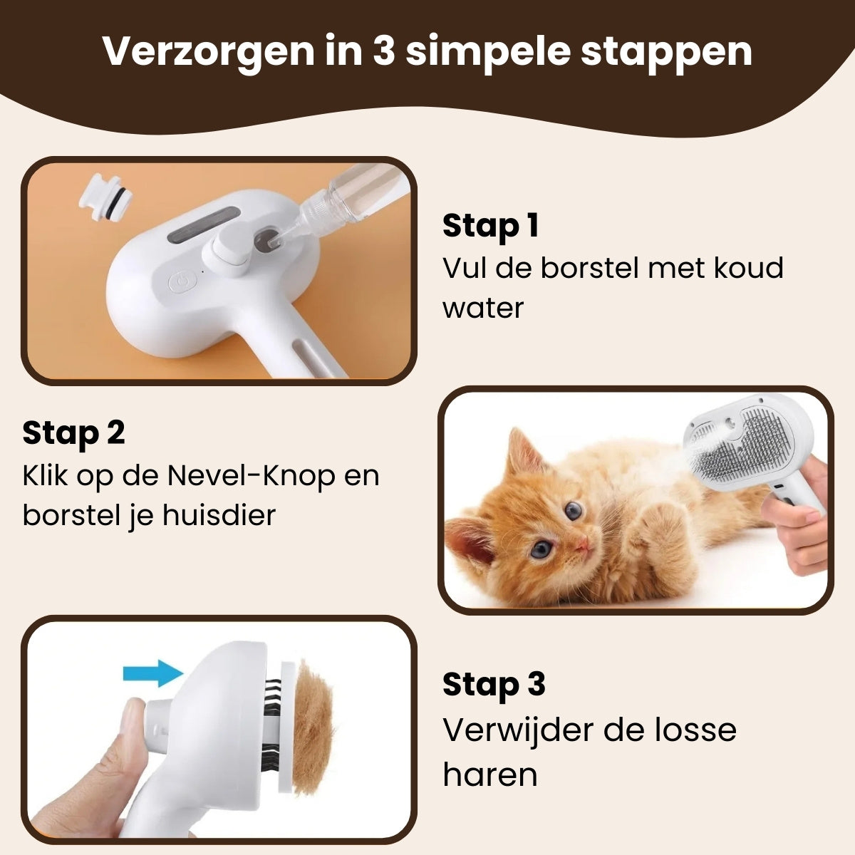 Pootjespret® Steami Pro Frisse Vacht Starter Set