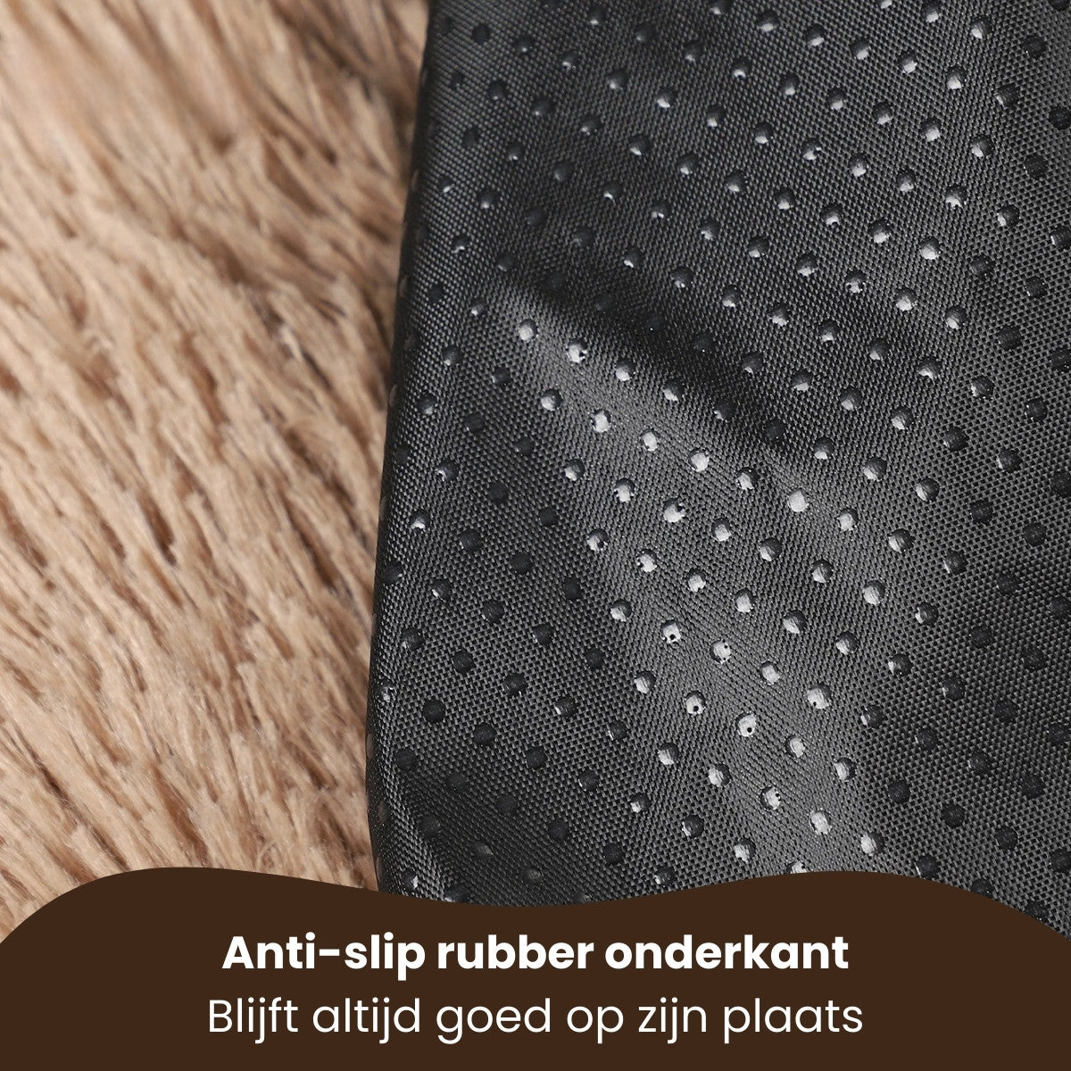 Pootjespret™ Luxe Pootvormige Slaapmand - Voor Honden & Katten