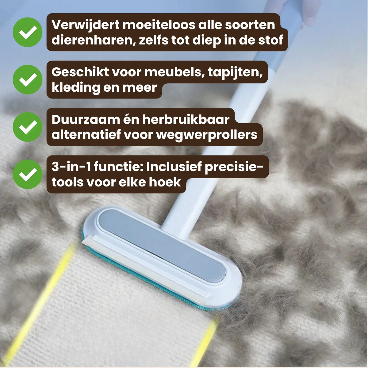 Pootjespret™ Herbruikbare Haarbestrijdings Bundel