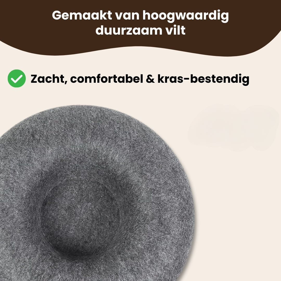 2-in-1 Donut Tunnel Bed voor Katten