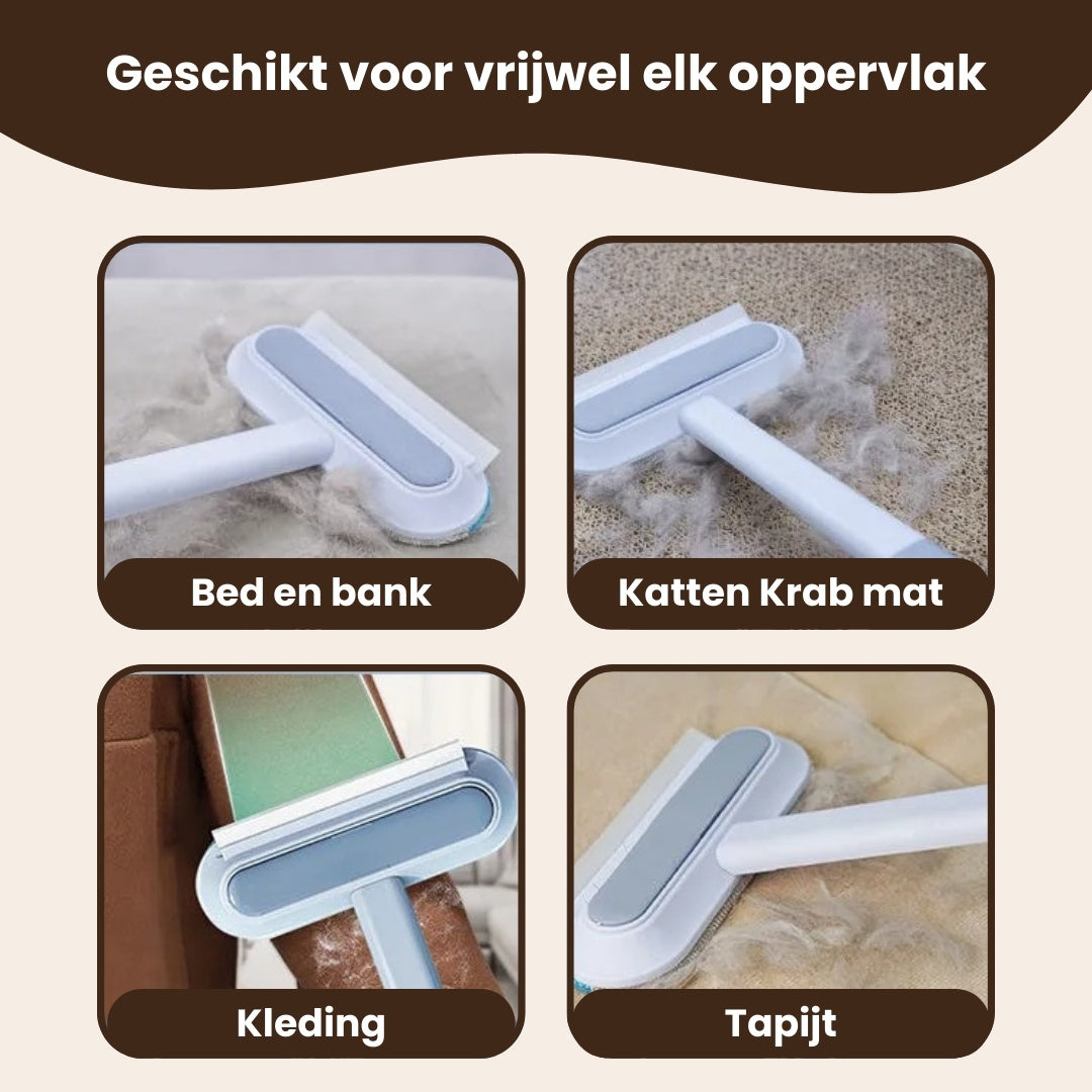 Pootjespret™ MultiSwipe Pro - 3-in-1 Huisdierhaar Verwijderaar