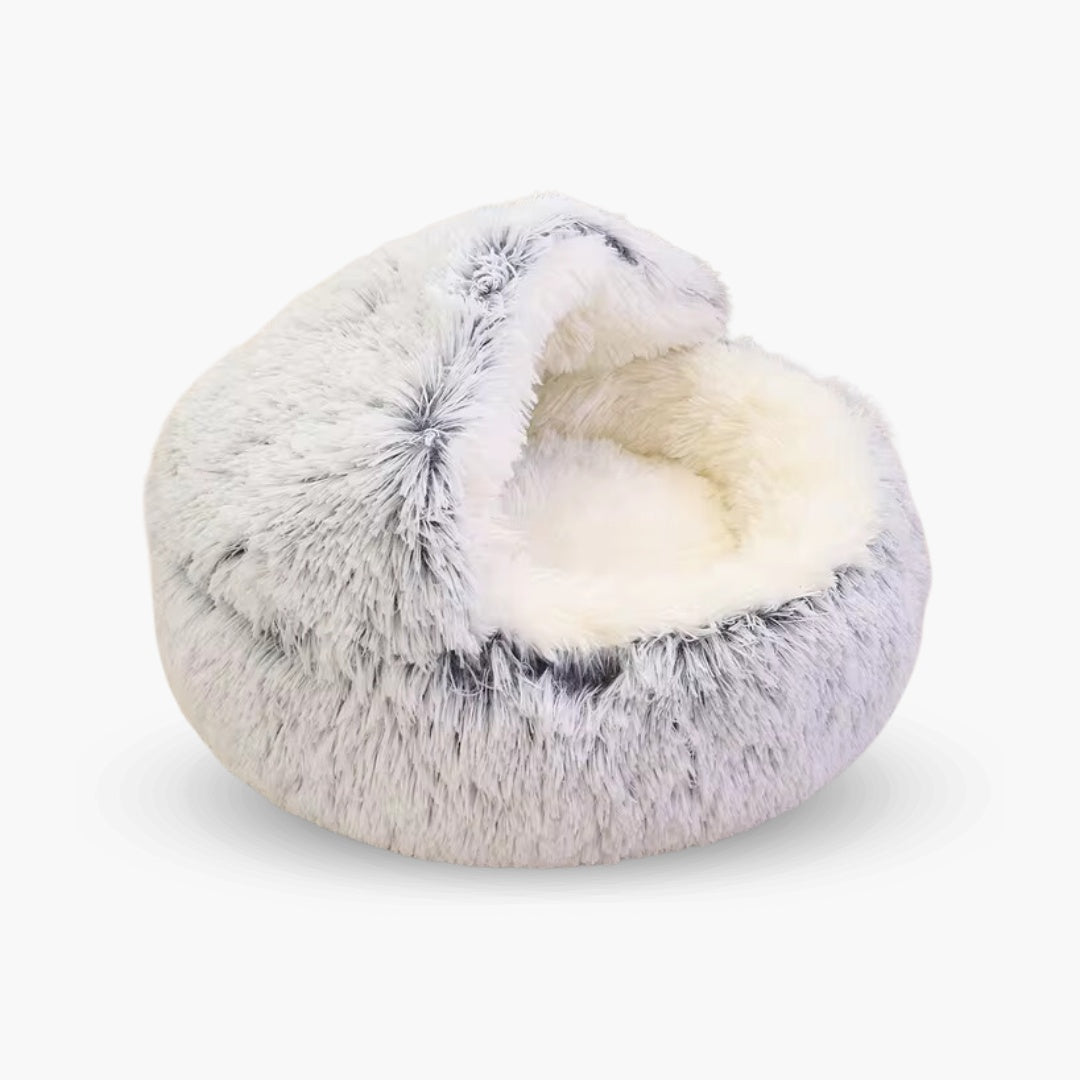 Pootjespret™ Luxe Kalmerend Slaapnest - Voor Katten & Kleine Honden