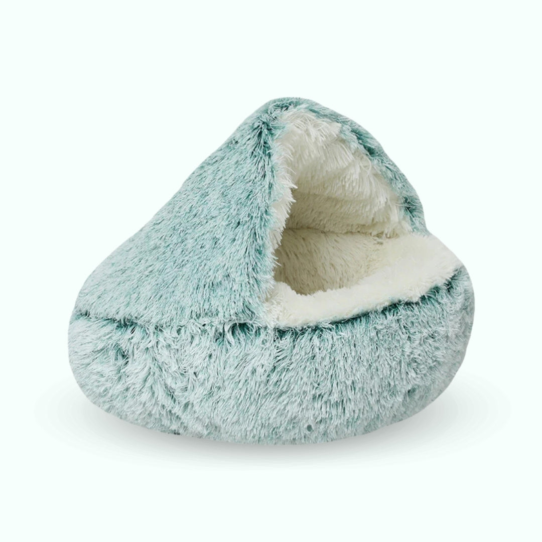 Pootjespret™ Luxe Kalmerend Slaapnest - Voor Katten & Kleine Honden