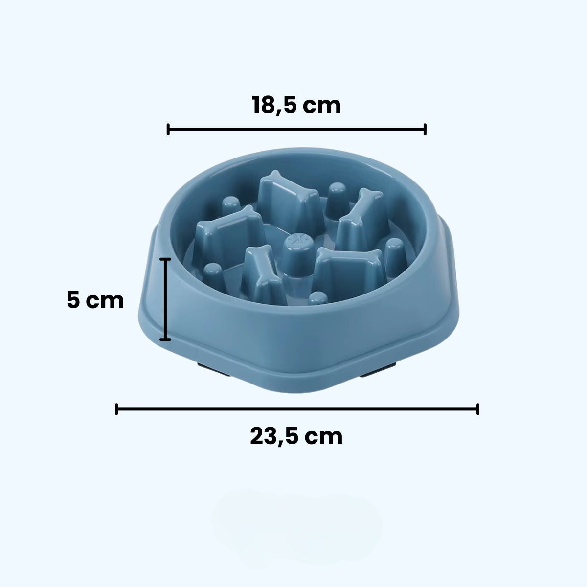 Anti-Schrok Voerbak - Slow Feeder voor Honden & Katten