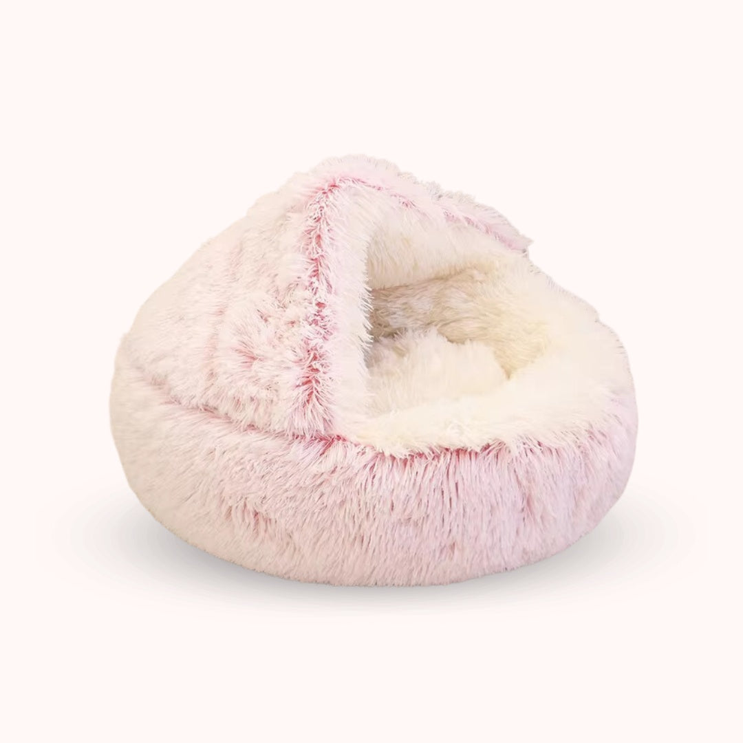Pootjespret™ Luxe Kalmerend Slaapnest - Voor Katten & Kleine Honden