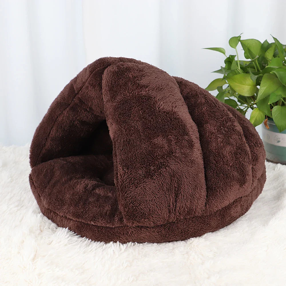 Pootjespret™ Kalmerend Zacht Grot Bed - Voor Katten & Kleine Honden