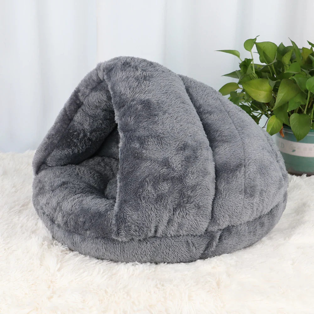 Pootjespret™ Kalmerend Zacht Grot Bed - Voor Katten & Kleine Honden