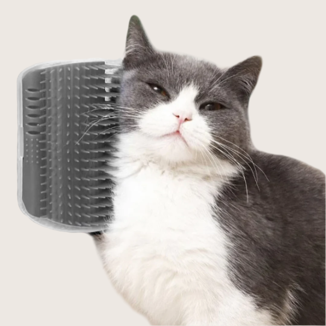 Pootjespret™ GroomEase - Katten Zelfmassage Hoekborstel