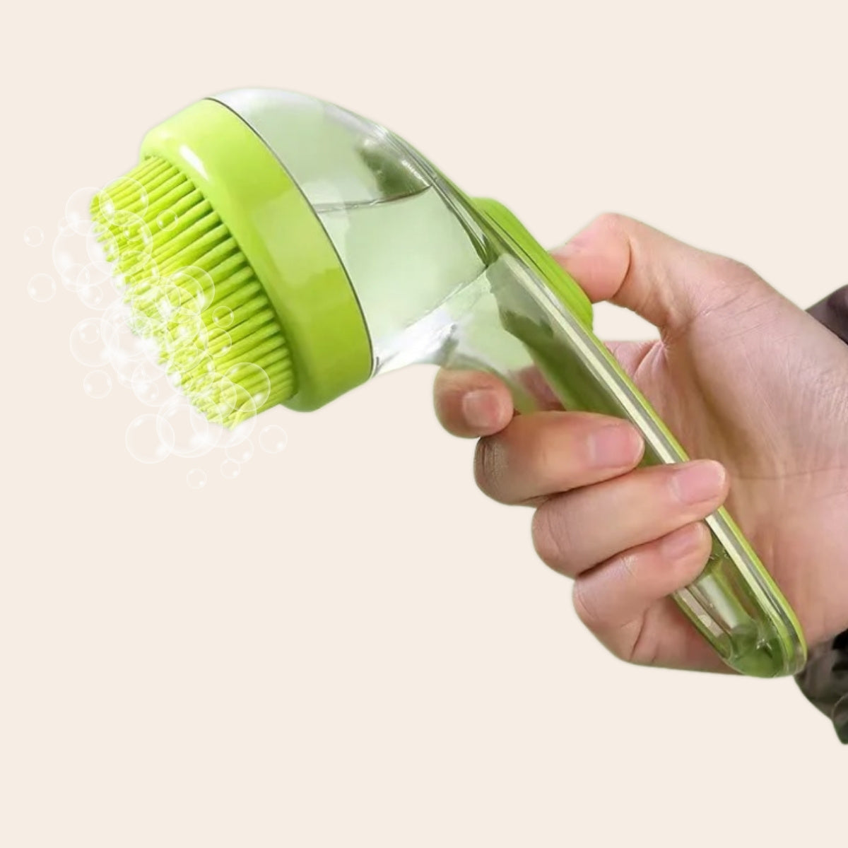 Pootjespret™ SoapyBrush - 2-in-1 Shampoo & Wasborstel voor Huisdieren