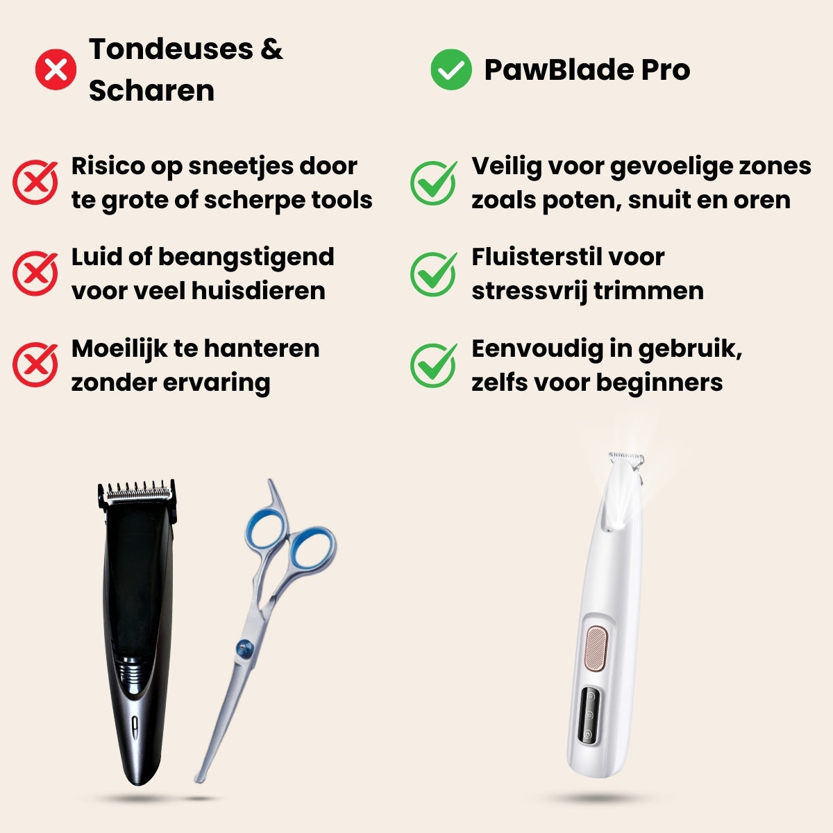 Pootjespret™ Steami Pro + Pawblade Pro Verzorgingsset