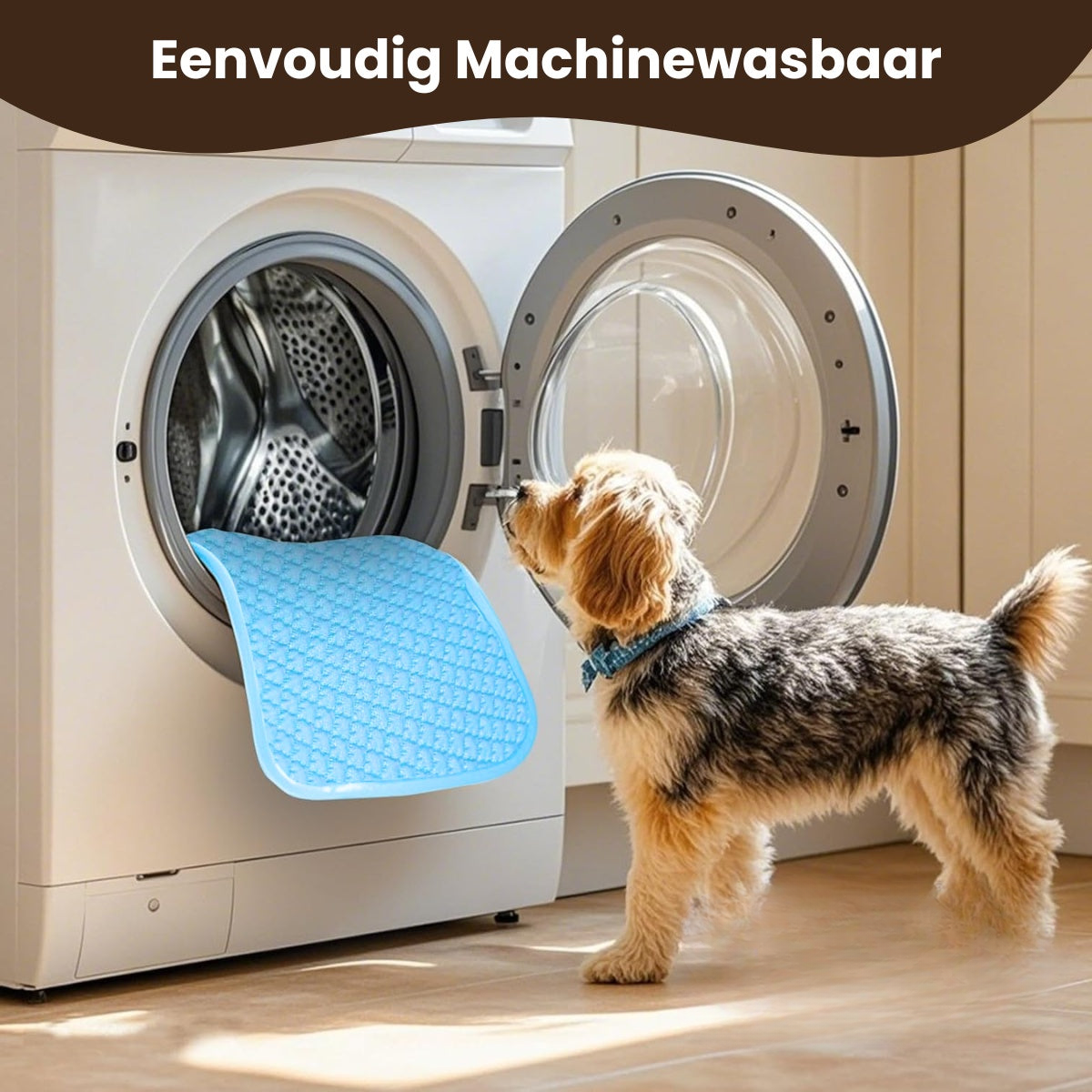 Pootjespret™ IcyNap - Zelfkoelende Ligmat voor Huisdieren