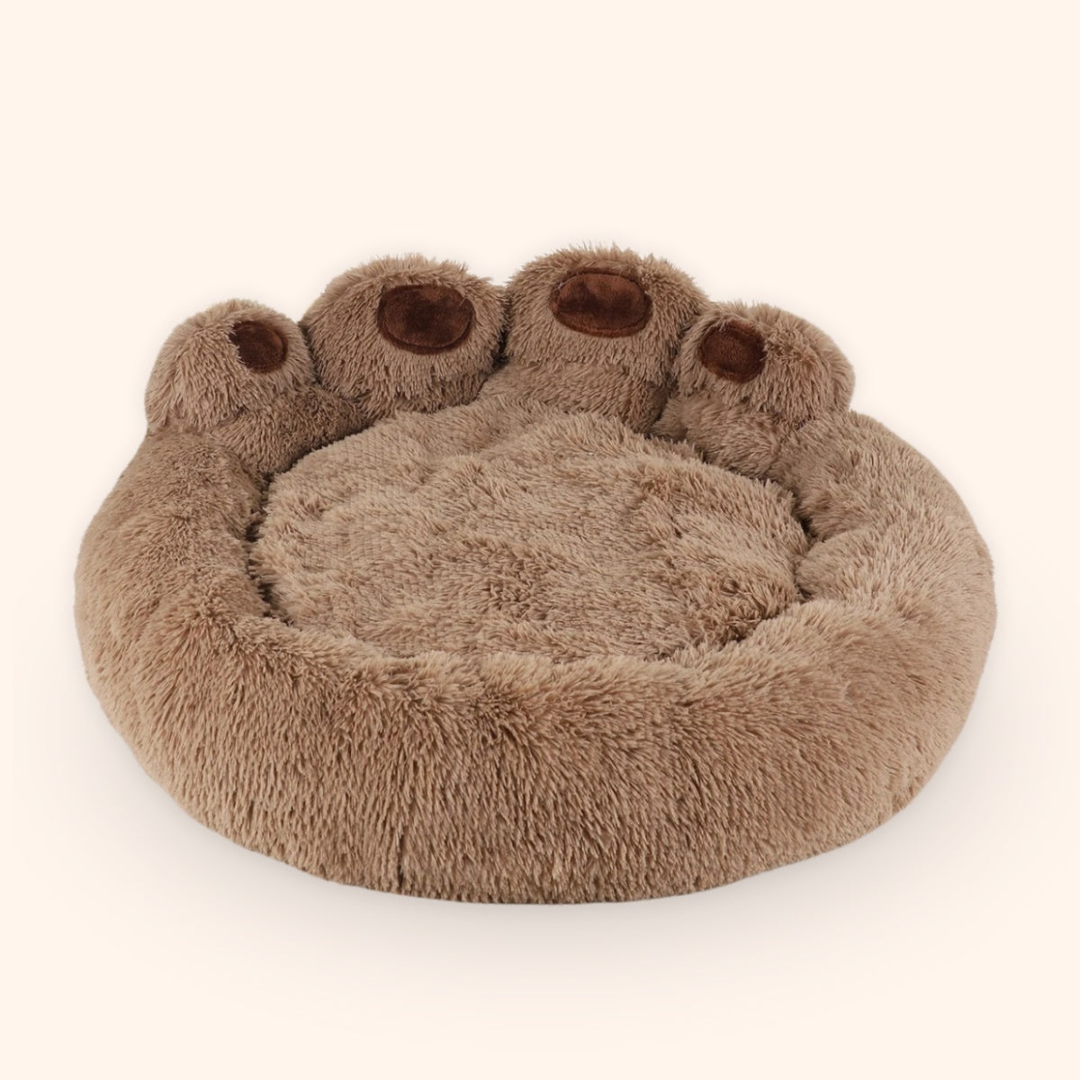Pootjespret™ Luxe Pootvormige Slaapmand - Voor Honden & Katten