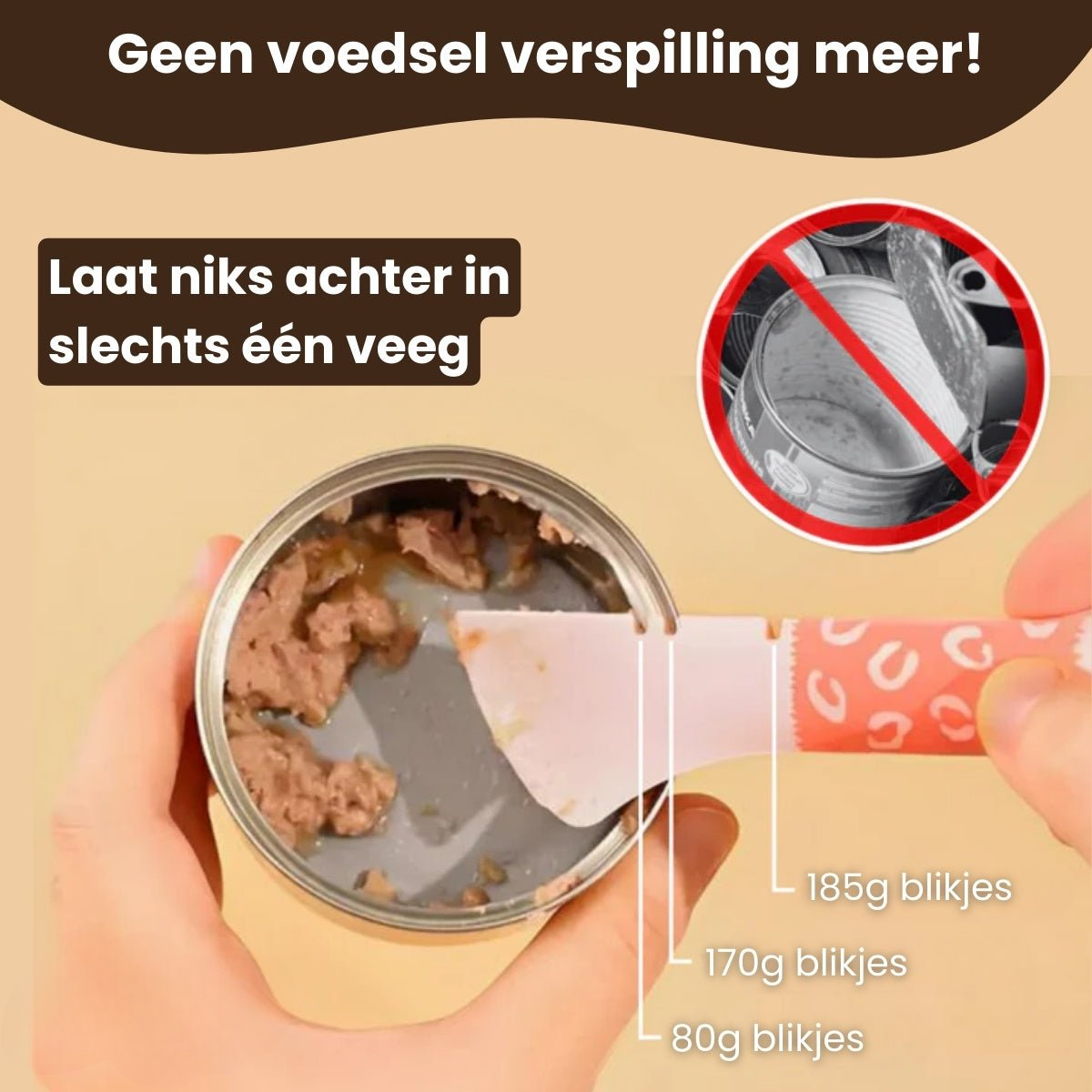 Pootjespret™ Blikvoer Helper Set