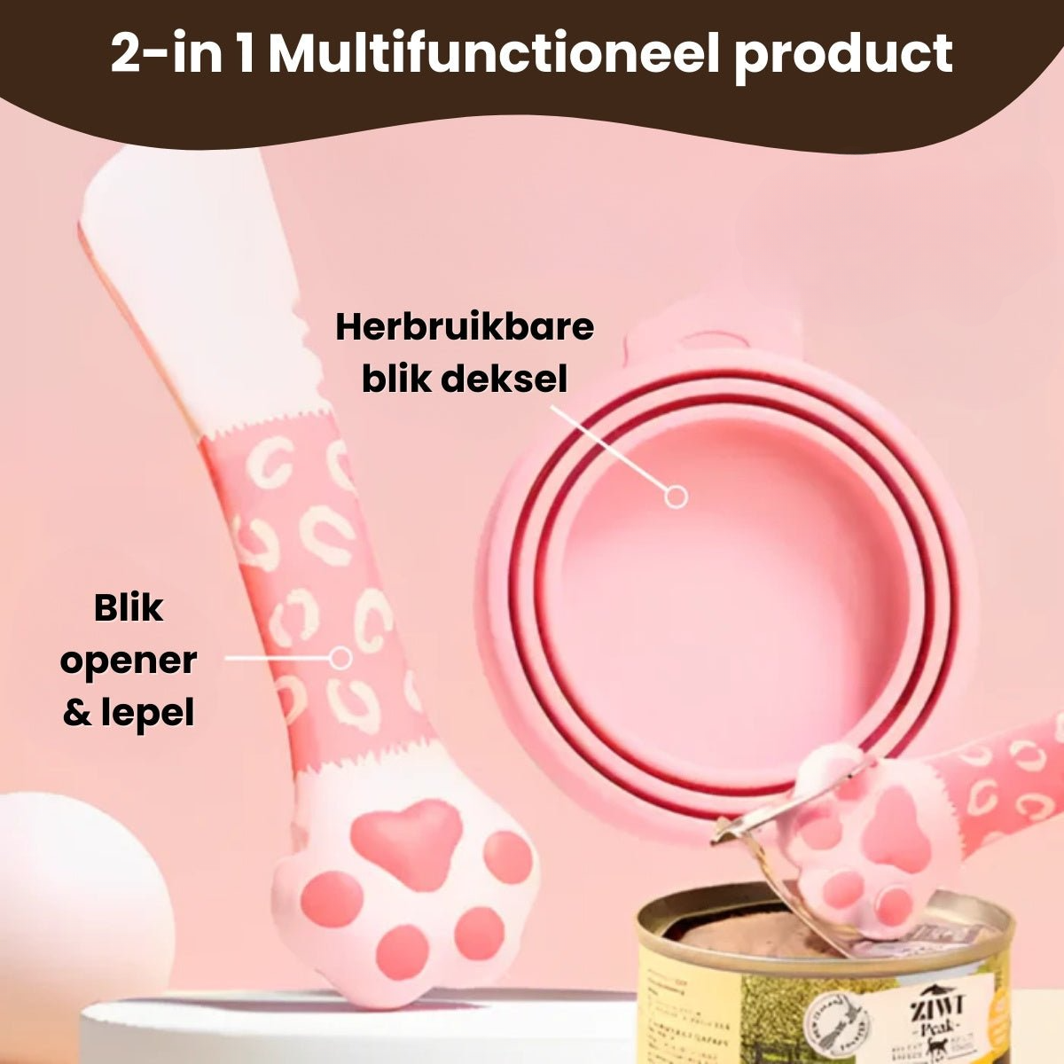 Pootjespret™ Blikvoer Helper Set