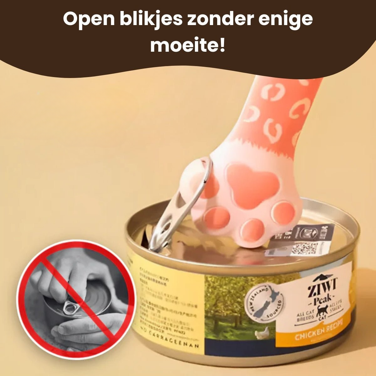 Pootjespret™ Blikvoer Helper Set