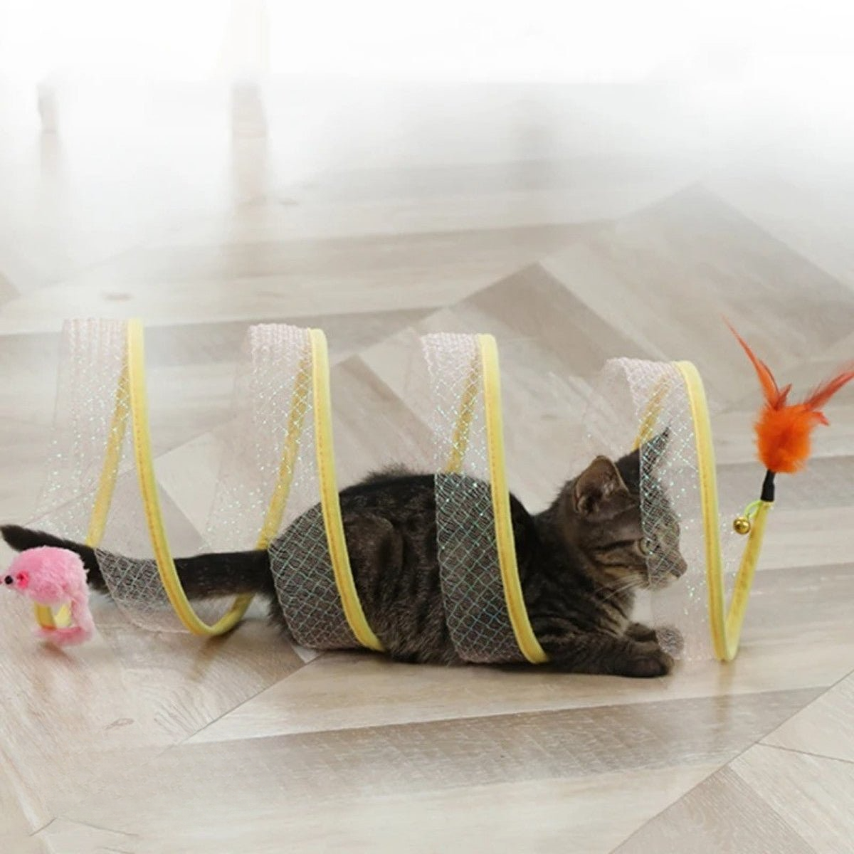 Pootjespret™ Katten Spiraal Speeltunnel