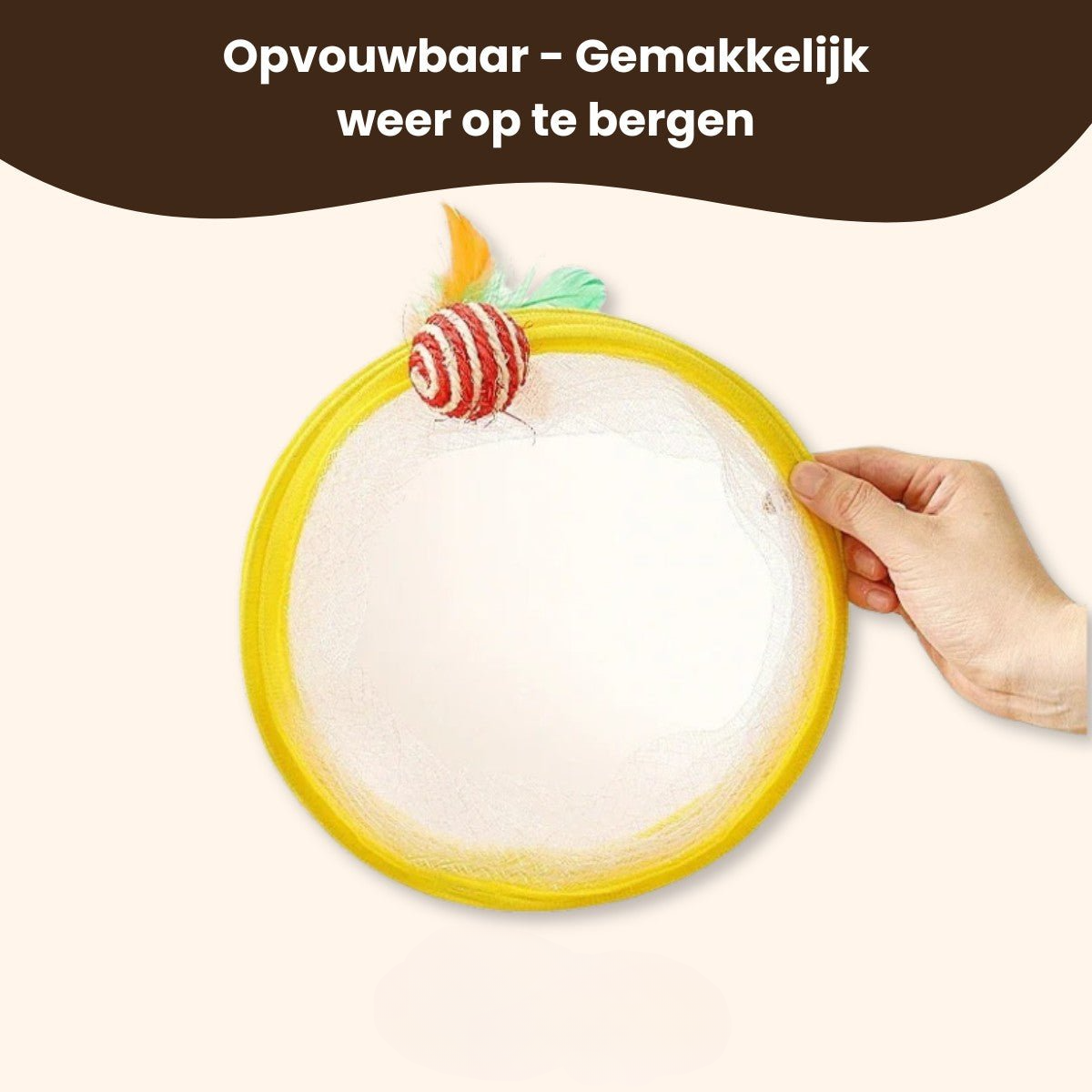 Pootjespret™ Katten Spiraal Speeltunnel
