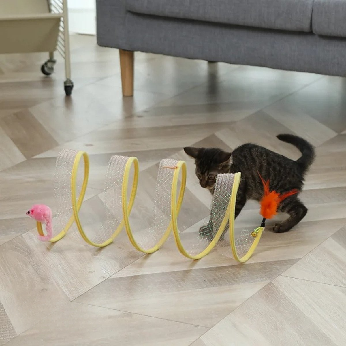 Pootjespret™ Katten Spiraal Speeltunnel