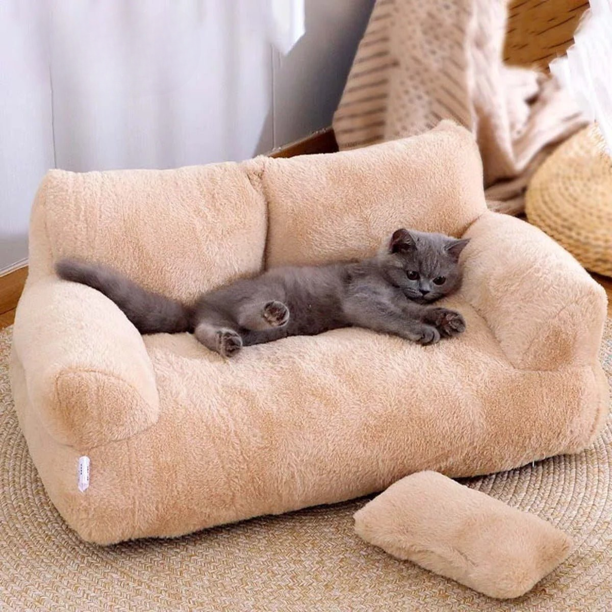 Pootjespret™ Luxe Kalmerende Sofa - Voor Katten & Kleine Honden
