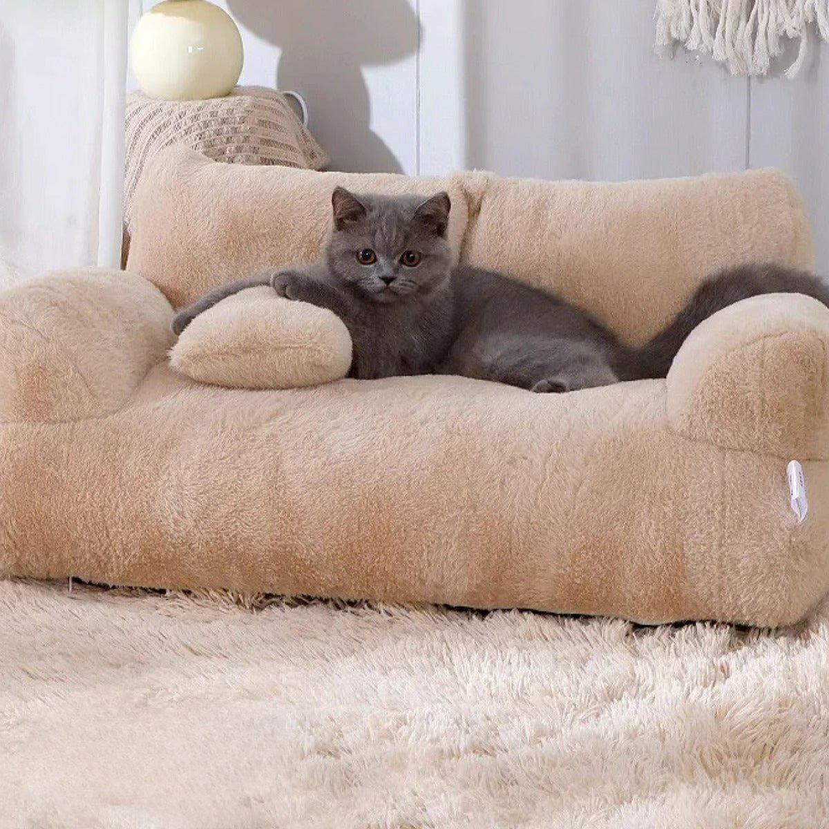 Pootjespret™ Luxe Kalmerende Sofa - Voor Katten & Kleine Honden