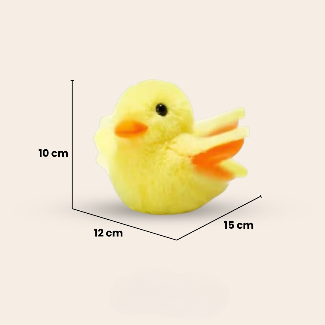 Pootjespret™ Realistische Simulatie Vogel voor Katten - Eend (Flappert + Kwaakt)